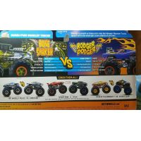 Mattel Hot Wheels Monster trucks demoliční duo Bone Shaker VS Rodger Dodger 2