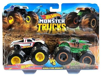 Mattel Hot Wheels Monster trucks demoliční duo Hot Wheels a Baja Buster GBT71