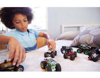 Mattel Hot Wheels Monster trucks demoliční duo LocoPunk a Pure Musole FYJ66