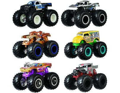 Mattel Hot Wheels Monster trucks demoliční duo LocoPunk a Pure Musole FYJ66