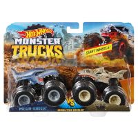 Mattel Hot Wheels Monster trucks demoliční duo Mega-Wrex a Leopard Shark FYJ65 2
