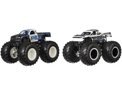Mattel Hot Wheels Monster trucks demoliční duo Police a Holigan