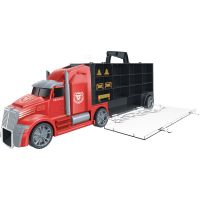 1:16 Tahač s auty a vrtulníkem 55 cm - Poškozený obal 4