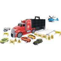 1:16 Tahač s auty a vrtulníkem 55 cm - Poškozený obal 5