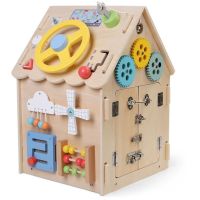 2Kids Toys Activity board Domeček přírodní