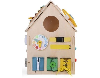 2Kids Toys Activity board Domeček přírodní