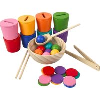 2Kids Toys Duhové kuličky, mince a kalíšky 8 barev 2