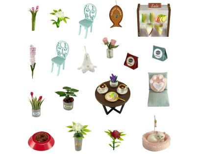 2Kids Toys miniatura domečku Kočičí kavárna se zahrádkou