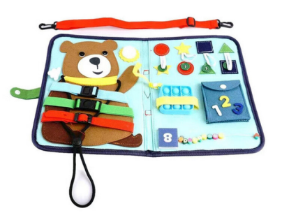 2Kids Toys Senzorická busy kniha Medvídek