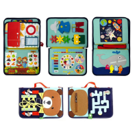 2Kids Toys Senzorická busy kniha Medvídek 3