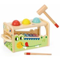 2Kids Toys Zatloukačka a xylofon Krokodýl 2