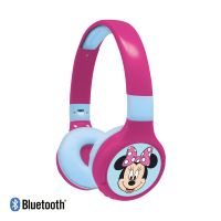 Lexibook 2v1 bluetooth skládací sluchátka Minnie s limitem hlasitosti 3