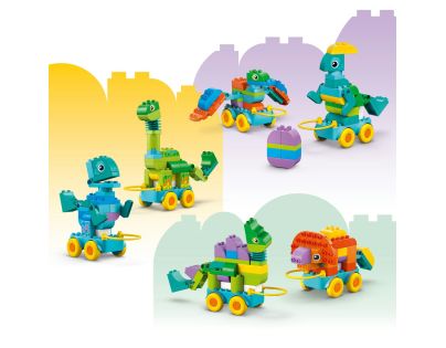 LEGO® DUPLO® 10451 3 v 1: Dinosauři na kolečkách