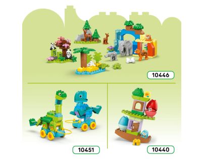 LEGO® DUPLO® 10448 3 v 1: Zvířátka na kolečkách