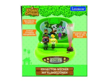 Lexibook 3D budík zvířátka s projekcí času
