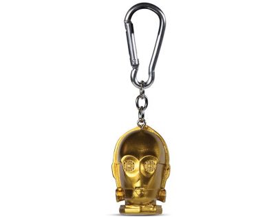 Pyramid International 3D klíčenka Star Wars C3PO