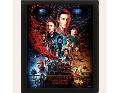 Pyramid International 3D Obraz Stranger Things Vecna - Poškozený obal