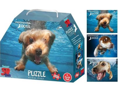 Prime 3D Puzzle 3 v 1 Pejsci pod vodou 226 dílků