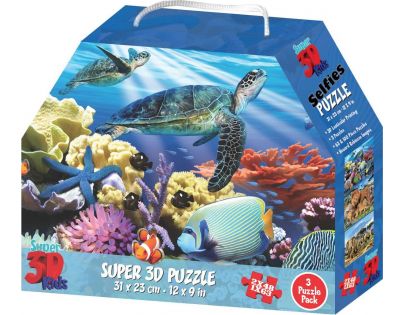 3D Puzzle Zvířecí království 3v1