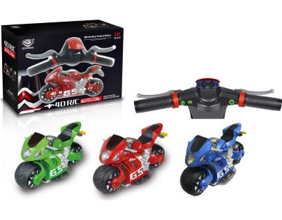 4D RC Magická řídítka s motorkou modrá