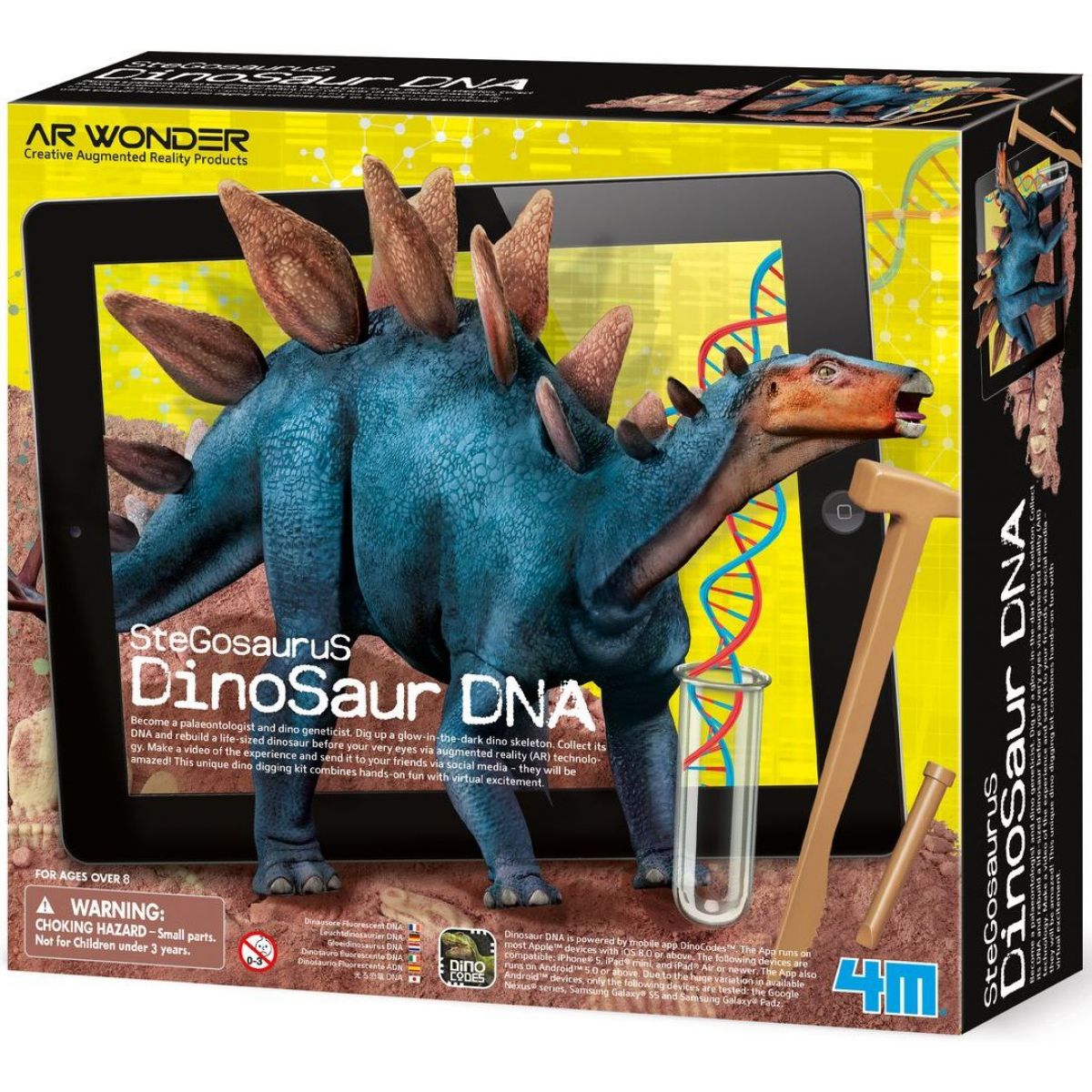 4M Industrial Development Dinosaurus skládací kostra Stegosaurus