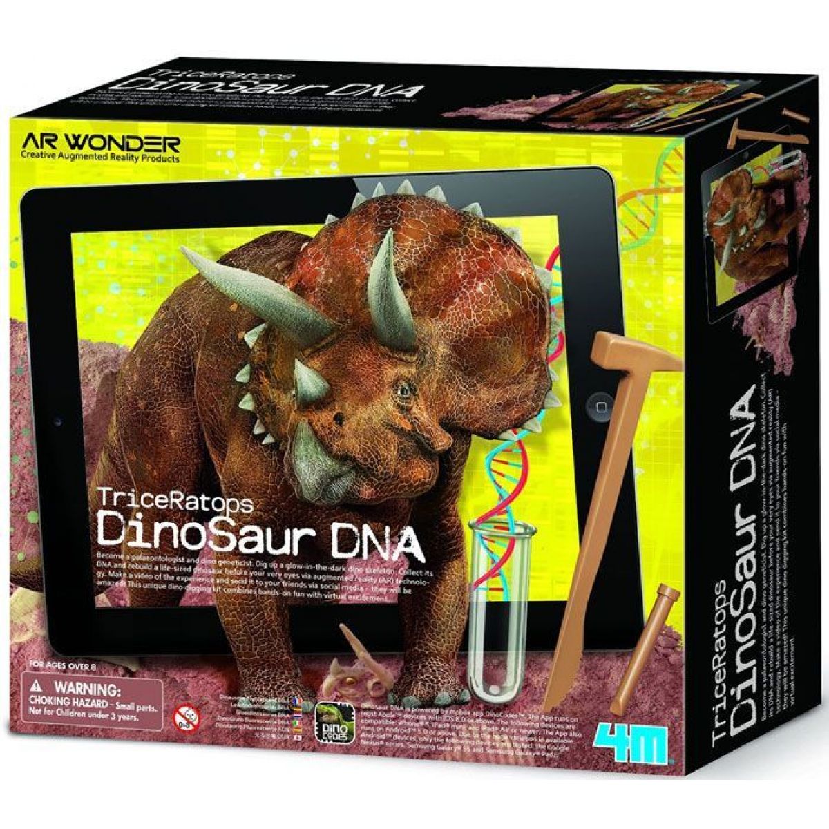 4M Industrial Development Dinosaurus skládací kostra Triceratops