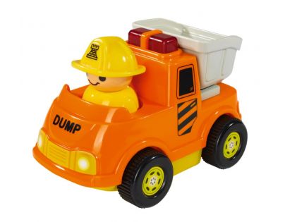 ABC Veselé autíčko s figurkou - Nákladní oranžové