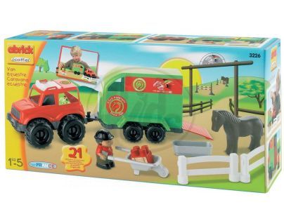 Abrick 3226 Auto s přívěsem pro koně 21 ks
