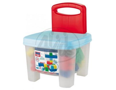 Abrick Maxi 7734 Stavební kostky 25ks + Stolička