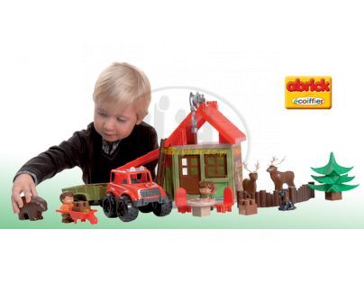Abrick hájovna s Jeepem Ecoiffier 3118