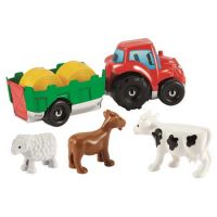 Abrick Traktor s přívěsem a zvířátky 2