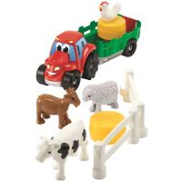 Abrick Traktor s přívěsem a zvířátky 3