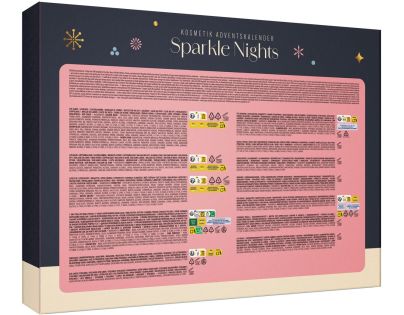 Adventní kalendář kosmetický Třpytivá noc