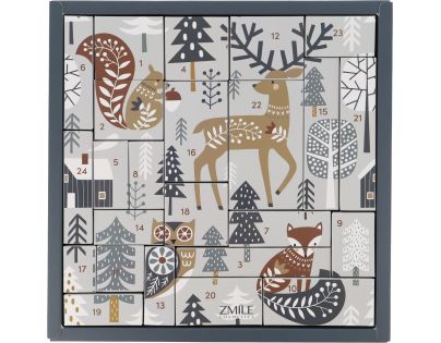 Adventní kosmetický kalendář Puzzle Scandic Wildlife