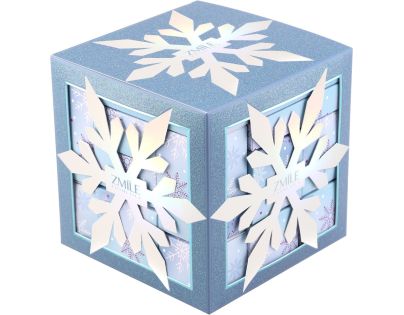 Adventní kosmetický kalendář Snowflake Puzzle – ledově bílá