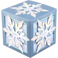 Adventní kosmetický kalendář Snowflake Puzzle – ledově bílá 3