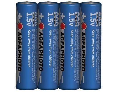 AgfaPhoto Power alkalická baterie LR03 AAA shrink 4ks