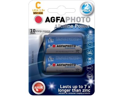AgfaPhoto Power alkalická baterie LR14 C blistr 2ks