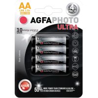 AgfaPhoto Ultra alkalická baterie LR06 AA 4ks