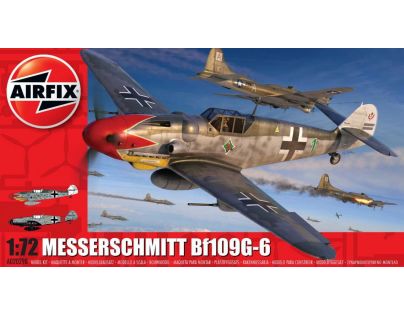Airfix Classic Kit letadlo A02029B Messerschmitt Bf109G-6