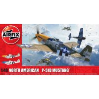 Airfix Classic Kit letadlo North American P-51D Mustang Filletless Tails 1:48 Airfix Classic Kit letadlo North American P-51D Mustang Filletless Tails 1:48