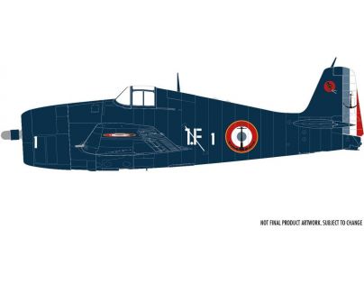 Airfix Classic Kit letadlo Grumman F6F5 Hellcat 1:24