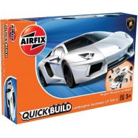 Airfix Quick Build auto J6019 Lamborghini Aventador bílá 3