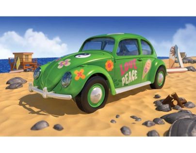 Airfix Quick Build auto J6031 VW Beetle Flower-Power