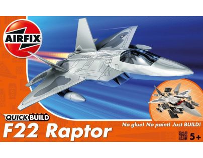 Airfix Quick Build letadlo J6005 Lockheed Martin Raptor