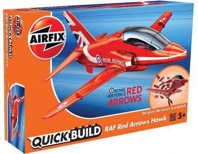 Airfix Quick Build letadlo RAF Red Arrows Hawk