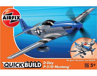 Airfix Quick Build letadlo D-Day P-51D Mustang