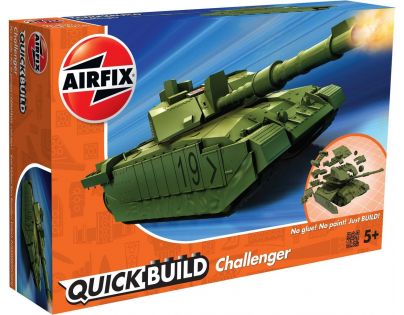 Airfix Quick Build tank Challenger Tank zelená