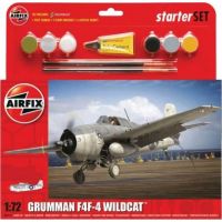 Airfix Starter Set letadlo Grumman Wildcat F4F-4 1:72 nová forma 2
