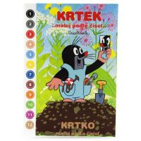 Akim Krteček Omalovánky Maluj podle čísel A5